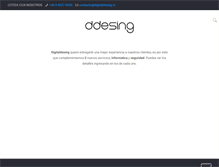 Tablet Screenshot of digitaldesing.cl